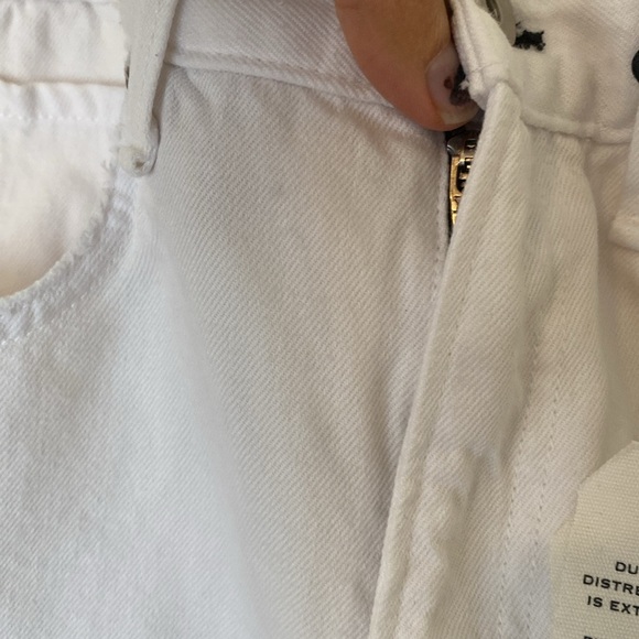 Rag & Bone Marilyn Crop Flare White Distressed NWT - Picture 10 of 11